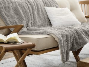 Κουβέρτα Καναπέ Nellie 725/45 Elephant Grey Gofis Home