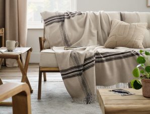 Κουβέρτα Καναπέ Ottilie 519 Beige Gofis Home