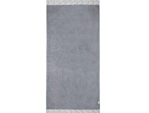 Πετσέτα Θαλάσσης Art Grey White Fabric