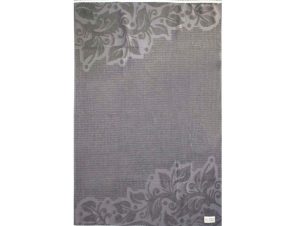 Πετσέτα Θαλάσσης Birdie Dark Grey White Fabric