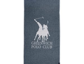 Πετσέτα Θαλάσσης 3907 85×170 Blue-Ivory Greenwich Polo Club