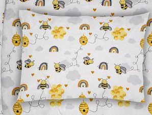 Μαξιλαροθήκη Τεμάχιο 50X70 Dimcol Honey Bee 545 (50×70)