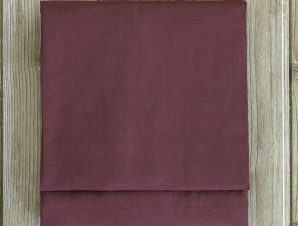 Σεντόνι Μεμονωμένο Μονό 160X260 Nima Unicolors Deep Bordeaux Χωρίς Λάστιχο (160×260)