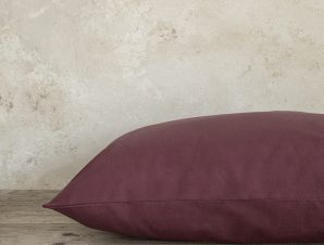 Μαξιλαροθήκες Ζεύγος 52X72 Nima Unicolors Deep Bordeaux (52×72)