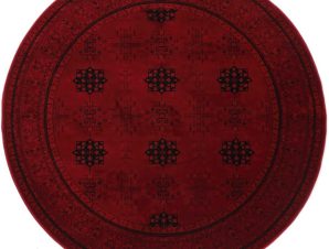 Χαλί Afgan 8127A Round Dark Red Royal Carpet