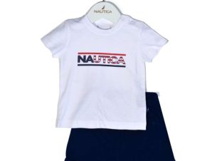 Παιδικό Σετ Μπλουζάκι Με Σορτς Jersey 49-2021 White-Navy Nautica