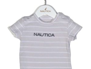 Παιδικό Μπλουζάκι T-Shirt Jersey Organic 49-2110 Ριγέ Grey Nautica