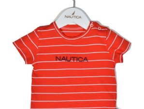 Παιδικό Μπλουζάκι T-Shirt Jersey Organic 49-2110 Ριγέ Red Nautica