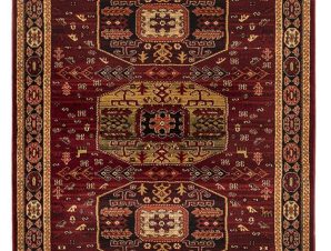 Χαλί Σαλονιού 133X190 New Plan Persia 6057 Burgundy Με Κροσσι (133×190)