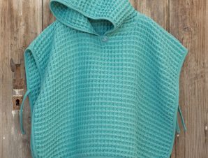 Παιδικό Poncho 4-6 Nima Spicy Aqua