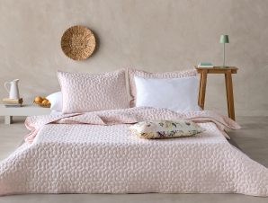 Κουβερλί Μονό (160×240) Kentia Loft Polenta 14 Pink